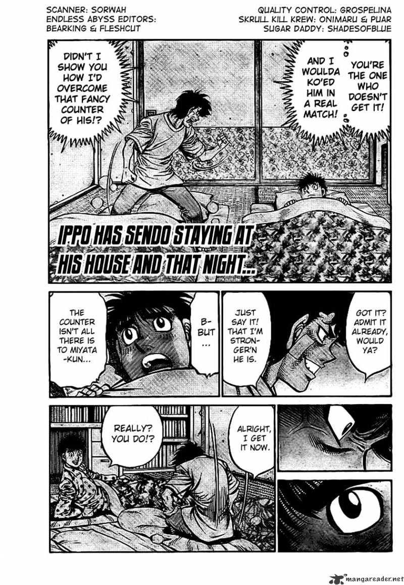 Hajime no Ippo: Fighting Spirit, Chapter 814 image 01